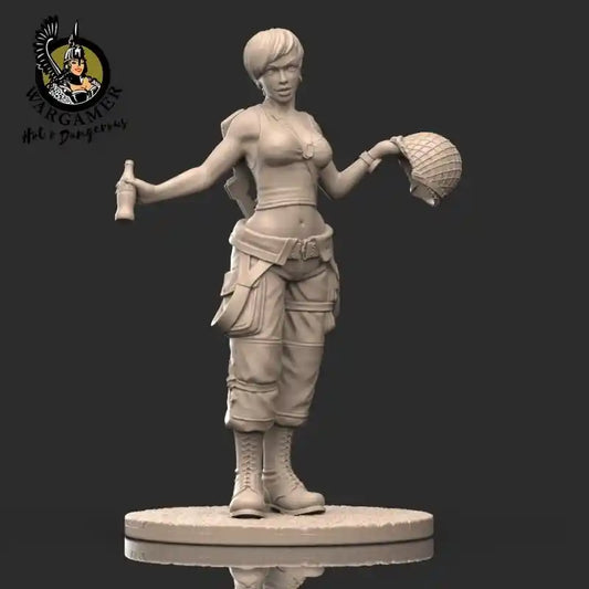 54mm Jane the US Paratrooper