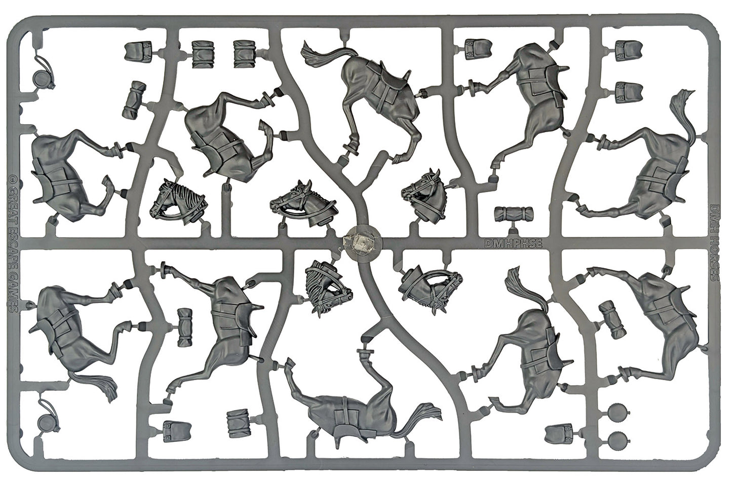 Dead Man's Hand Plastic Horses