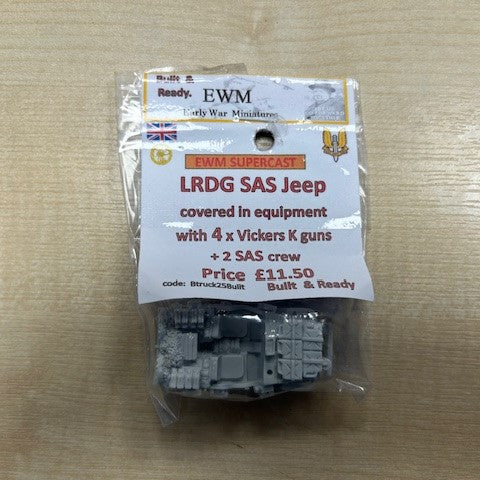 British LRDG SAS Jeep