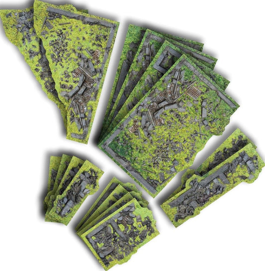 Grass Plain: Terrain Marker for Warhammer 40,000 (Kraken Wargames)