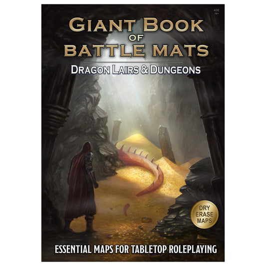 Dragon Lairs and Dungeons: Giant Book of Battle Mats