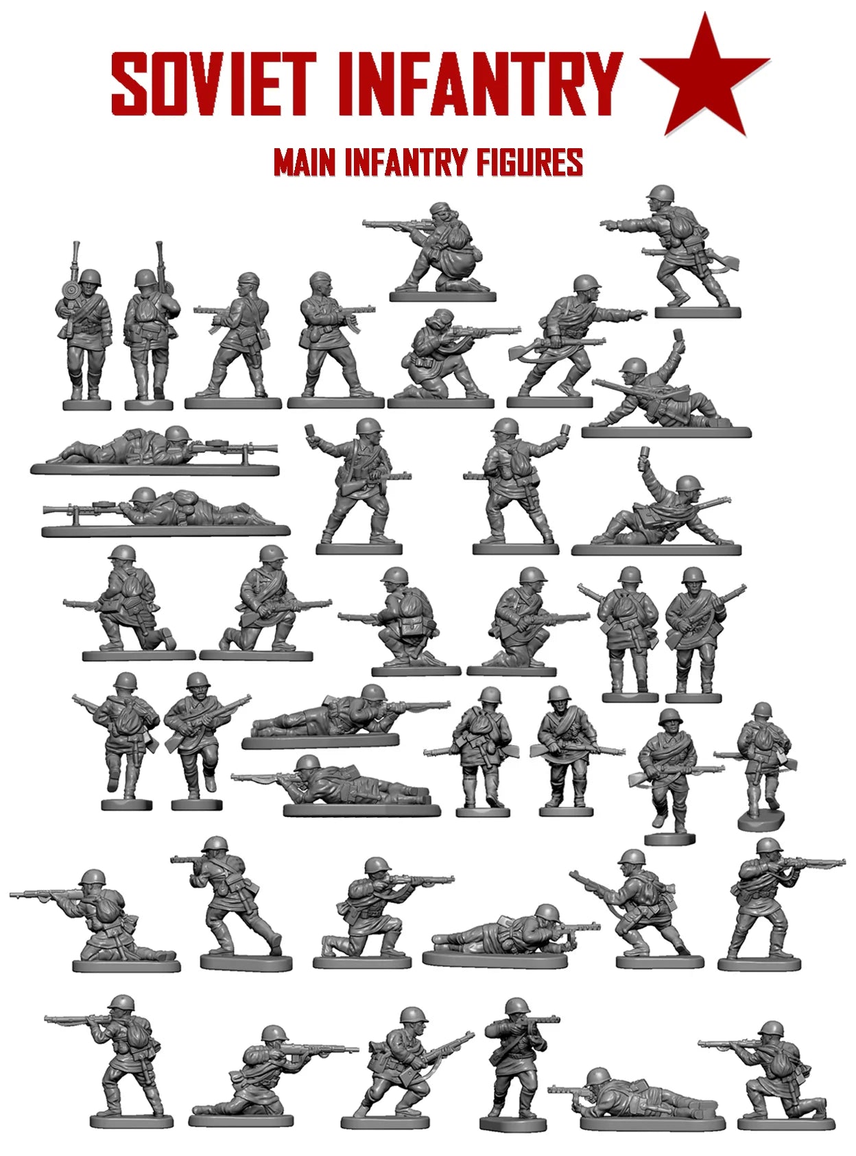 12mm / 144th Soviet Infantry and Heavy Weapons