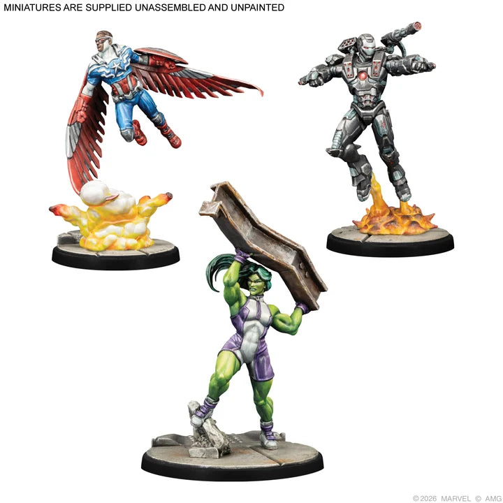 CAPTAIN AMERICA & THE AVENGERS CHARACTER PACK
