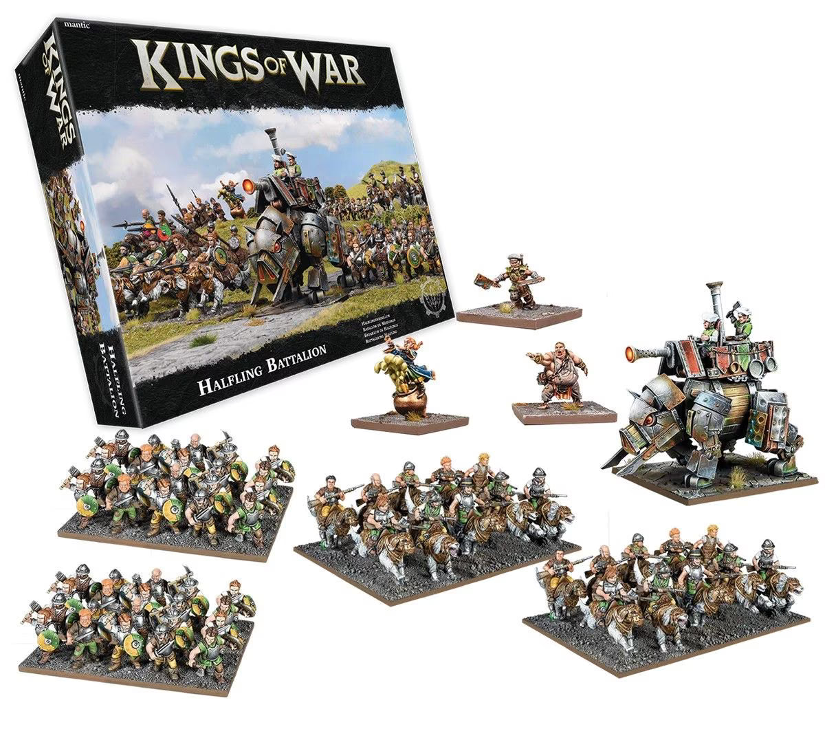Kings of War: Halfling Battalion