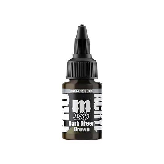 Pro Acryl: 1-Step: Dark Green Brown - 22ml