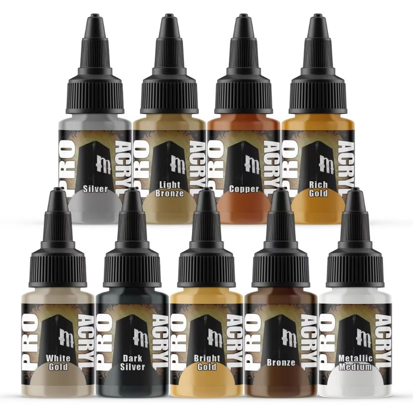 Pro Acryl: Metallic Set - 9 Colors