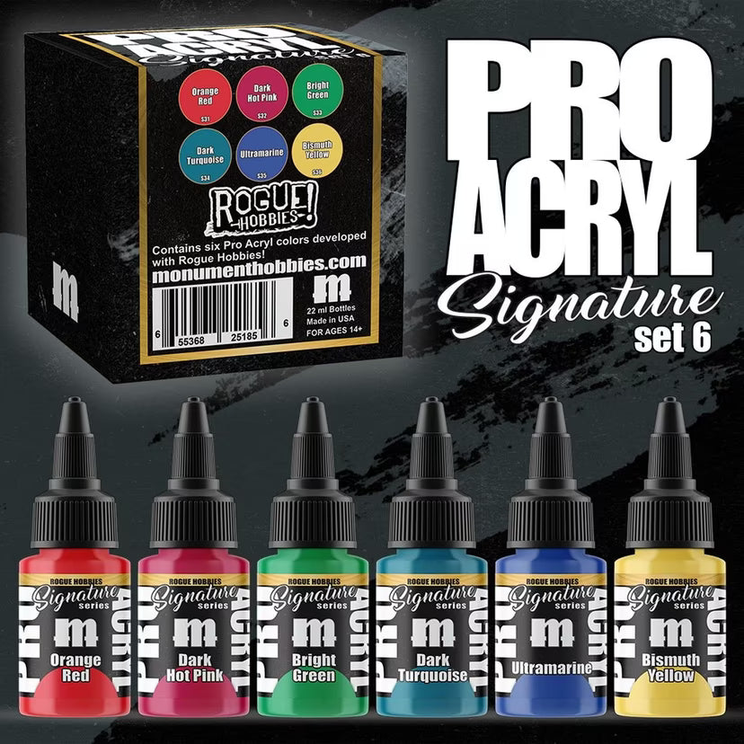 Pro Acryl Signature: Rogue Hobbies Signature Set - 6 Colors