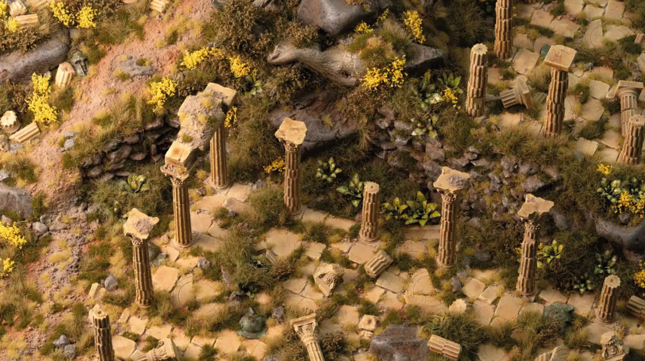 Gamers Grass Mediterranean Temple Basing Box