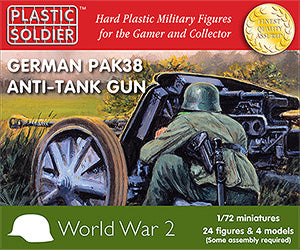 1/72nd German Pak 38 anti tank gun