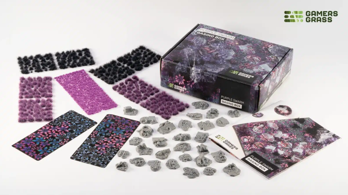 Gamers Grass Purple Swarm Glade Basing Box