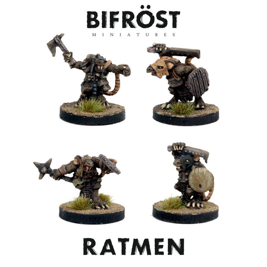 Ratmen with Melee Weapons