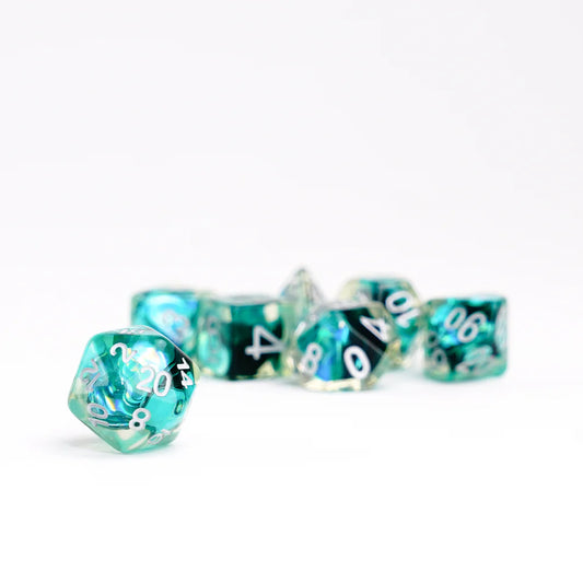 Fanroll - 16mm Resin Poly Dice Set: Mermaid Scales