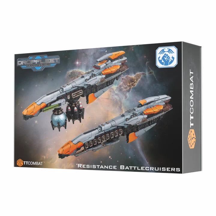 Dropfleet Commander: Resistance Plastic Battlecruisers