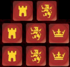 Saga Medieval Dice (Red)