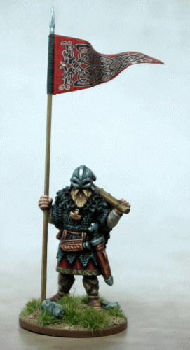 Viking War Banner & Bearer