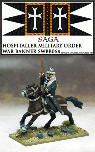 Military Order War Banner & Bearer (Hospitallers)