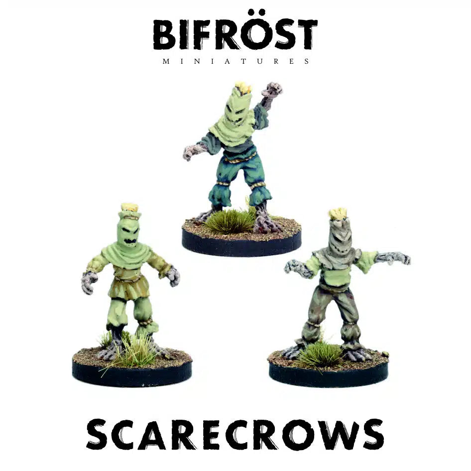 Scarecrows with Sack Heads