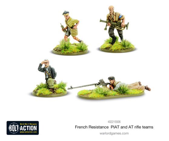 French Resistance PIAT & Anti Tank Rifle