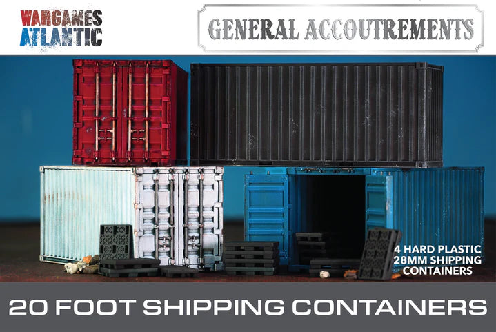20 Foot Shipping Containers - Wargames Atlantic