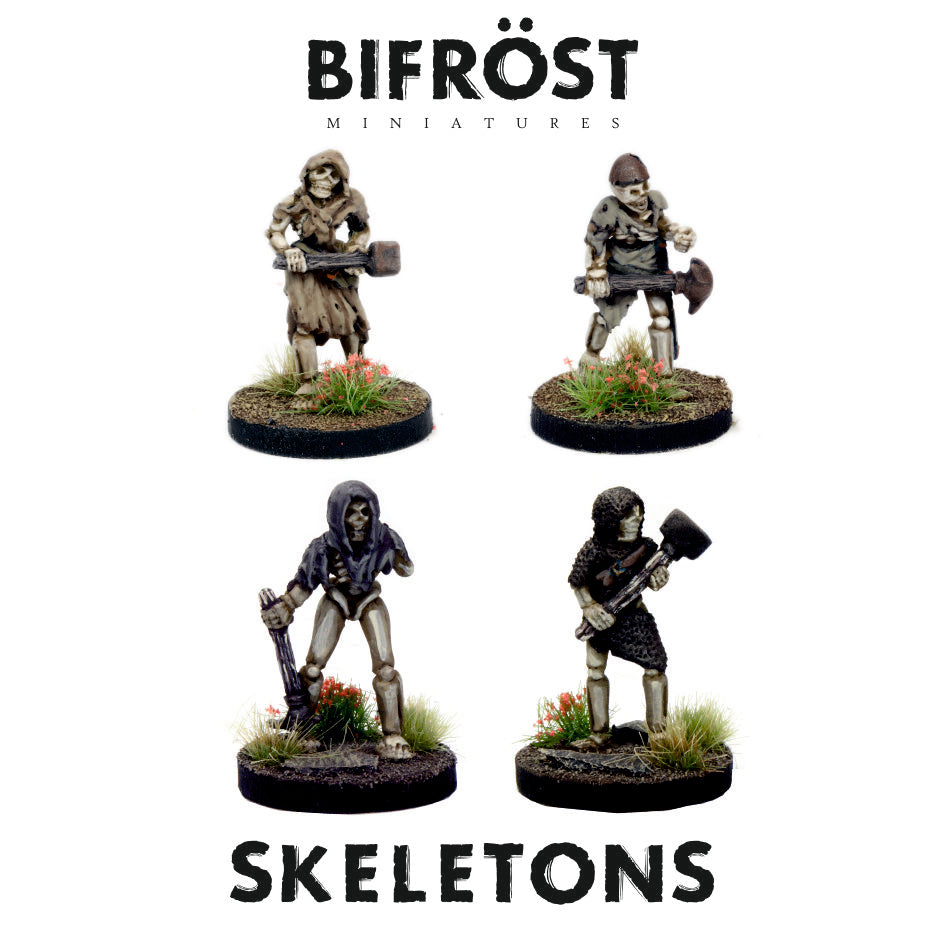 Skeletons with Warhammers and Mauls