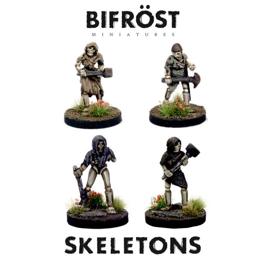 Skeletons with Warhammers and Mauls