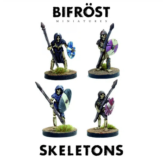 Skeletons with Spears and Shields Pack A