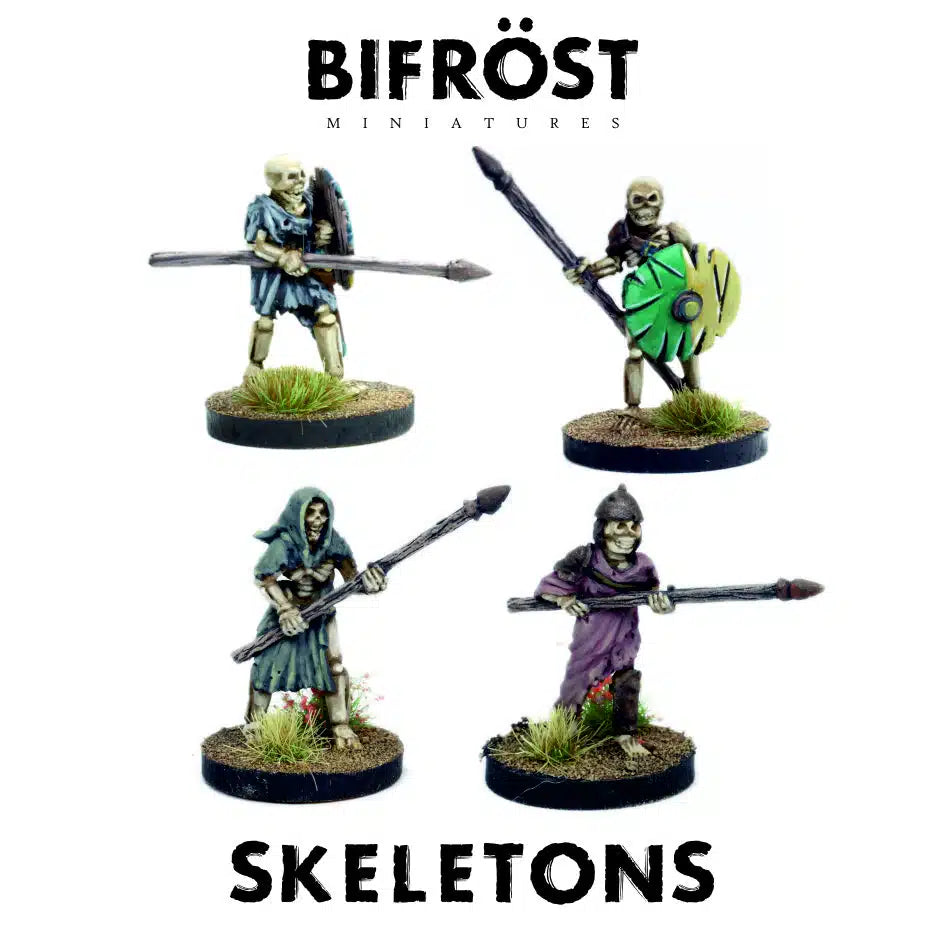 Skeletons with Spears and Shields Pack B