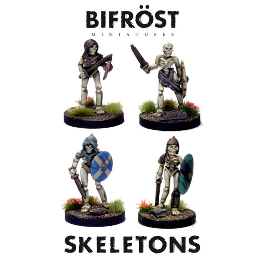 Skeletons with Swords and Shields Pack A