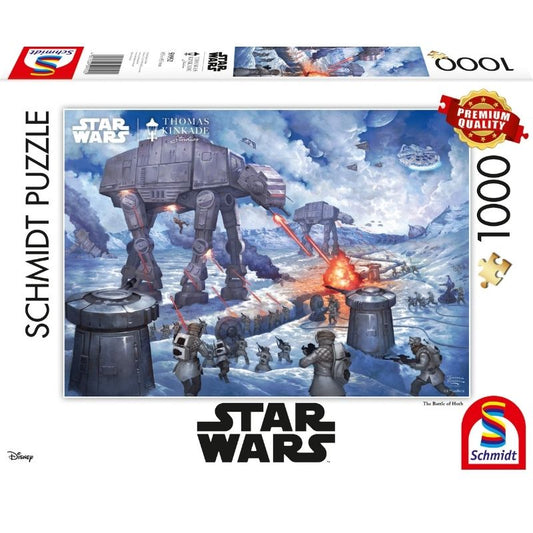 Thomas Kinkade: Disney Star Wars The Battle of Hoth (1000pc)