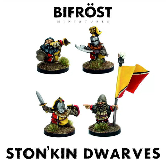 Ston'Kin Dwarves Command Pack