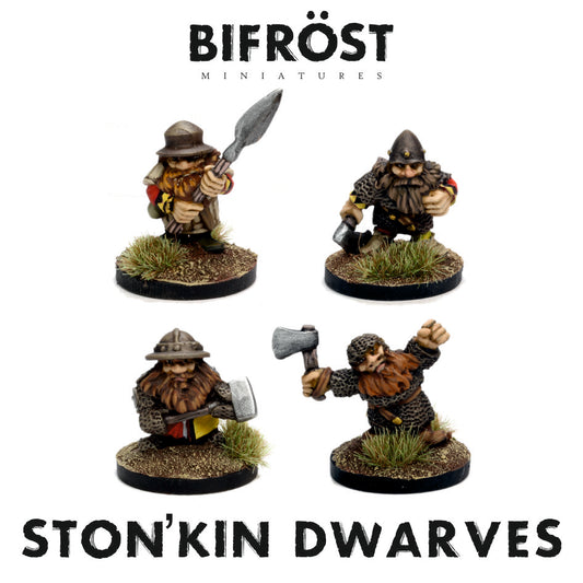 Ston'Kin Dwarves Warriors Pack A