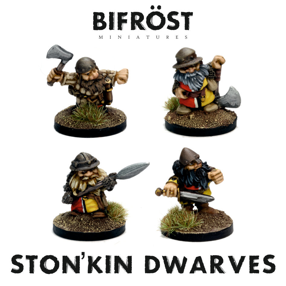 Ston'Kin Dwarves Warriors Pack B