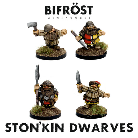 Ston'Kin Dwarves Warriors Pack C