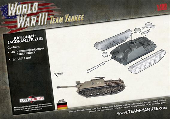 TGBX16: Kanonenjagdpanzer Zug