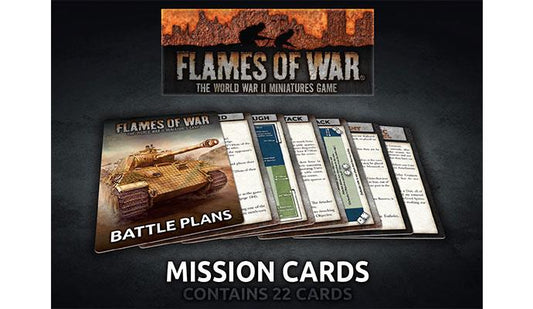 FW009-M: Flames Of War Mission Cards