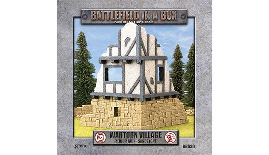 BB630: Wartorn Village Medium Ruin (Sandstone)