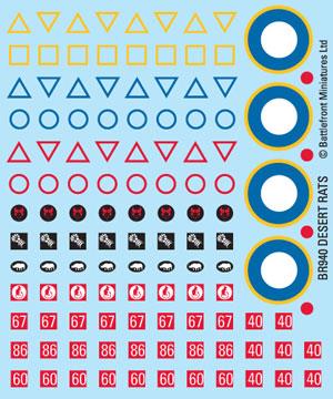 BR940: Desert Rats Decals