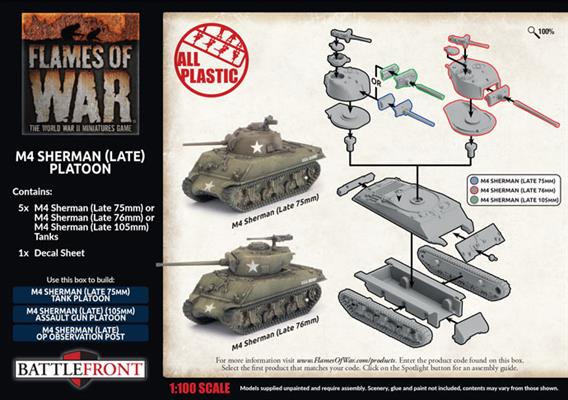 UBX88: M4 Sherman (Late) Platoon