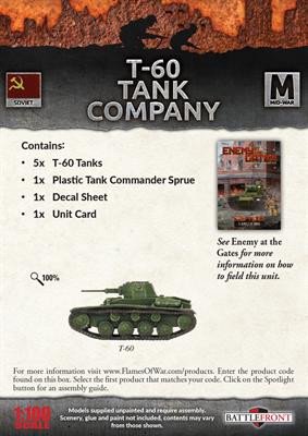 SBX45: T-60 Tank Company