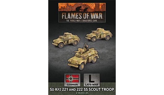 GBX157: SdKfz 221 and 222 SS Scout Troop