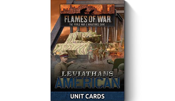 FW276UU: Late War Leviathans: American Unit Cards