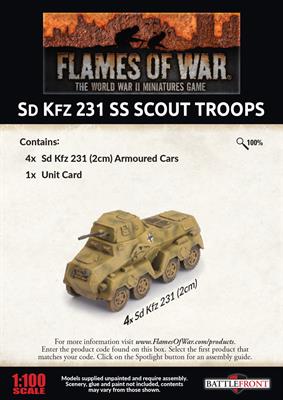 GBX154: SdKfz 231 SS Scout Troops