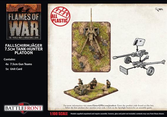 GBX139: 7.5cm Fallschirmjager Tank-Hunter Platoon