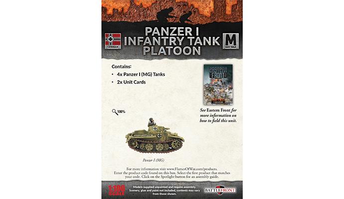GBX188: Panzer I Infantry Tank Platoon