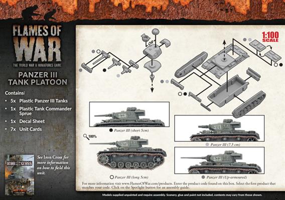 GBX105: Panzer III Tank Platoon