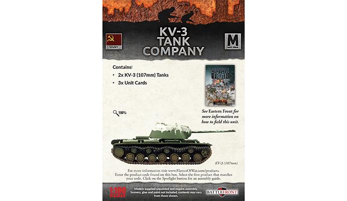 SBX82: KV-3 Tank Company