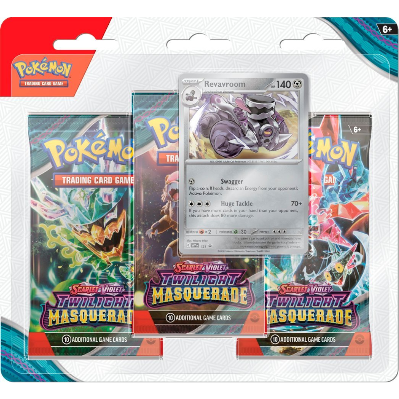 Pokemon: Twilight Masquerade 3 Pack (Revaroom)