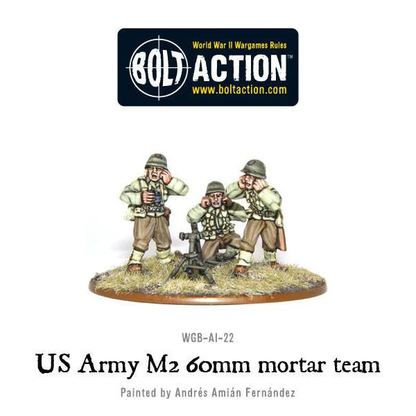 US Army 60mm Light Mortar Team