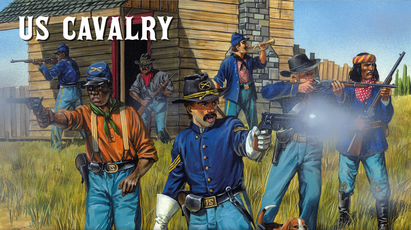 DMH Plastic US Cavalry/Buffalo Soldiers