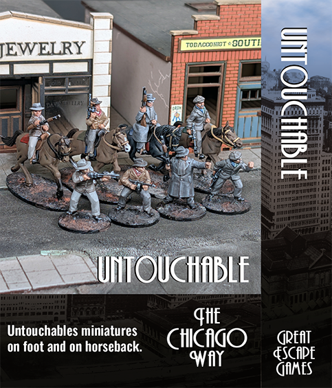 Untouchables (4 foot, 4 mounted miniature box set)